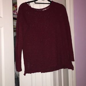 Maroon sweater